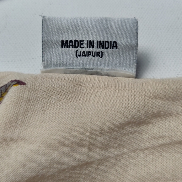 Twill Dor by GULAB CHAND Floral Print Crop Size Small Made In India - Picture 4 of 10